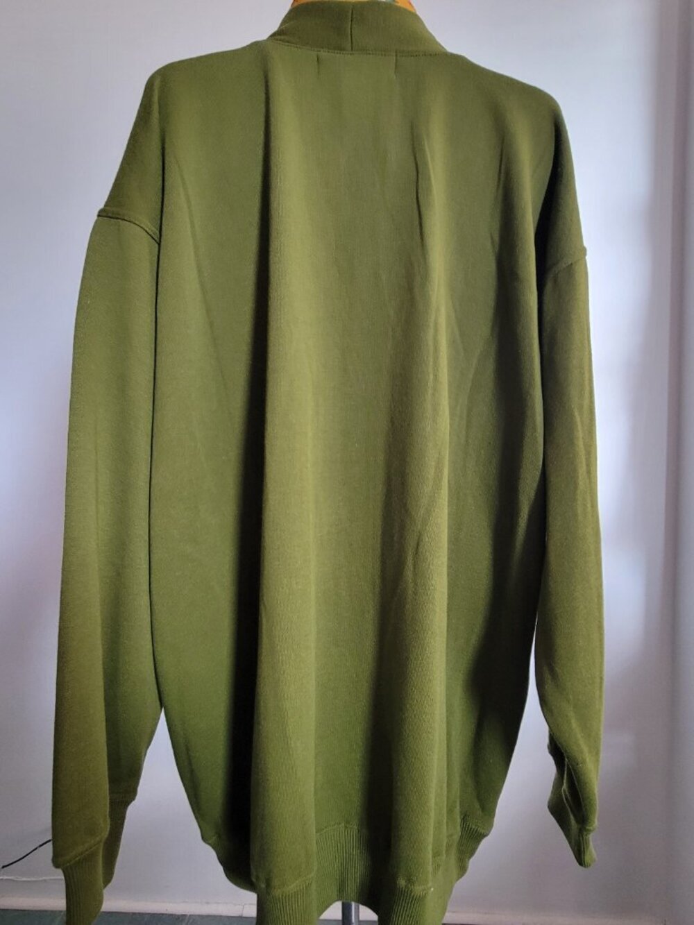 Vintage Jennifer Moore Activewear Olive Green Cardigan – NWT – Size L - Picture 4 of 14
